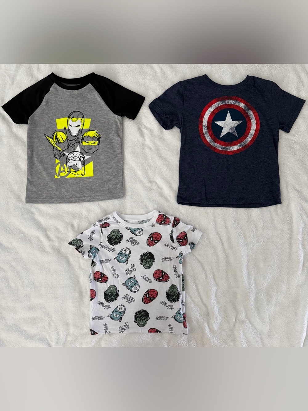 MARVEL | T-Shirts | Bundle | Tees | Hulk | Iron Man | Cap America | Thor